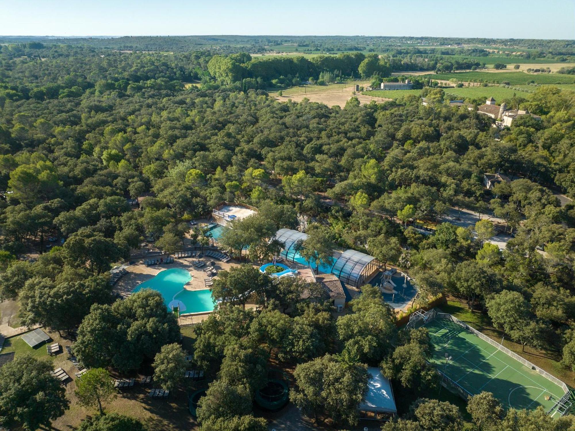 Camping Les Pres Du Roi Sommières Exteriör bild